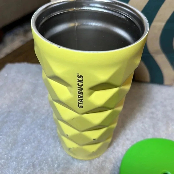 2016 Starbucks Coffee Hawaii Yellow Pineapple Cold Beverage Tumbler 16oz Grande - Picture 9 of 9